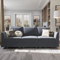 Bluish Gray 3-Seater Sectional Sofa L961333