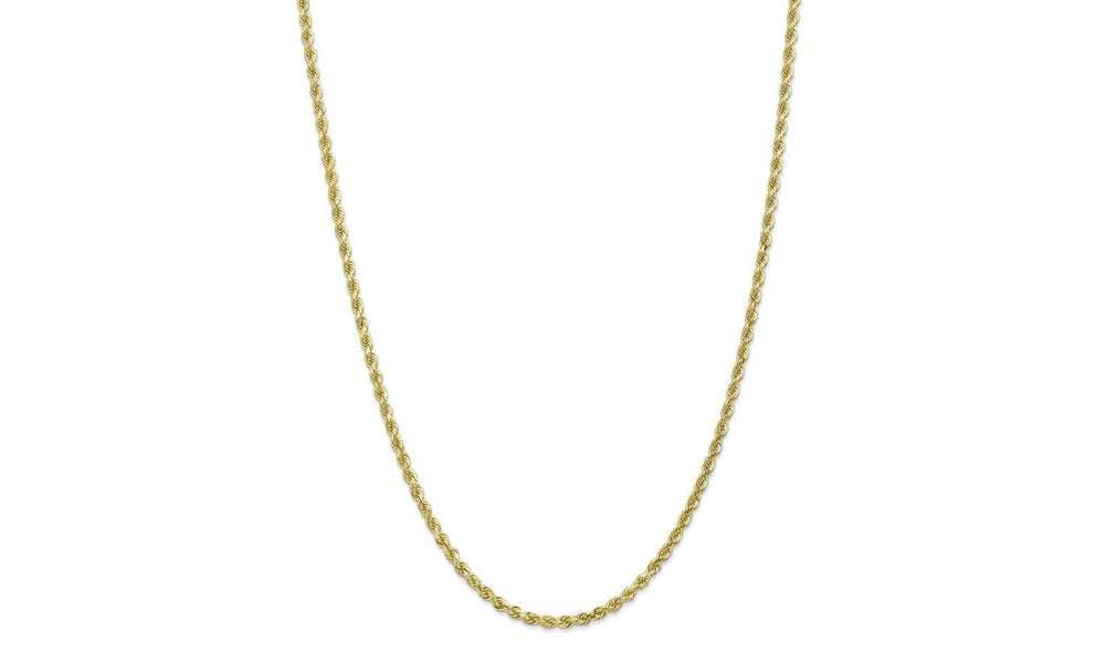 10K Yellow Gold 3mm Rope Chain S2202