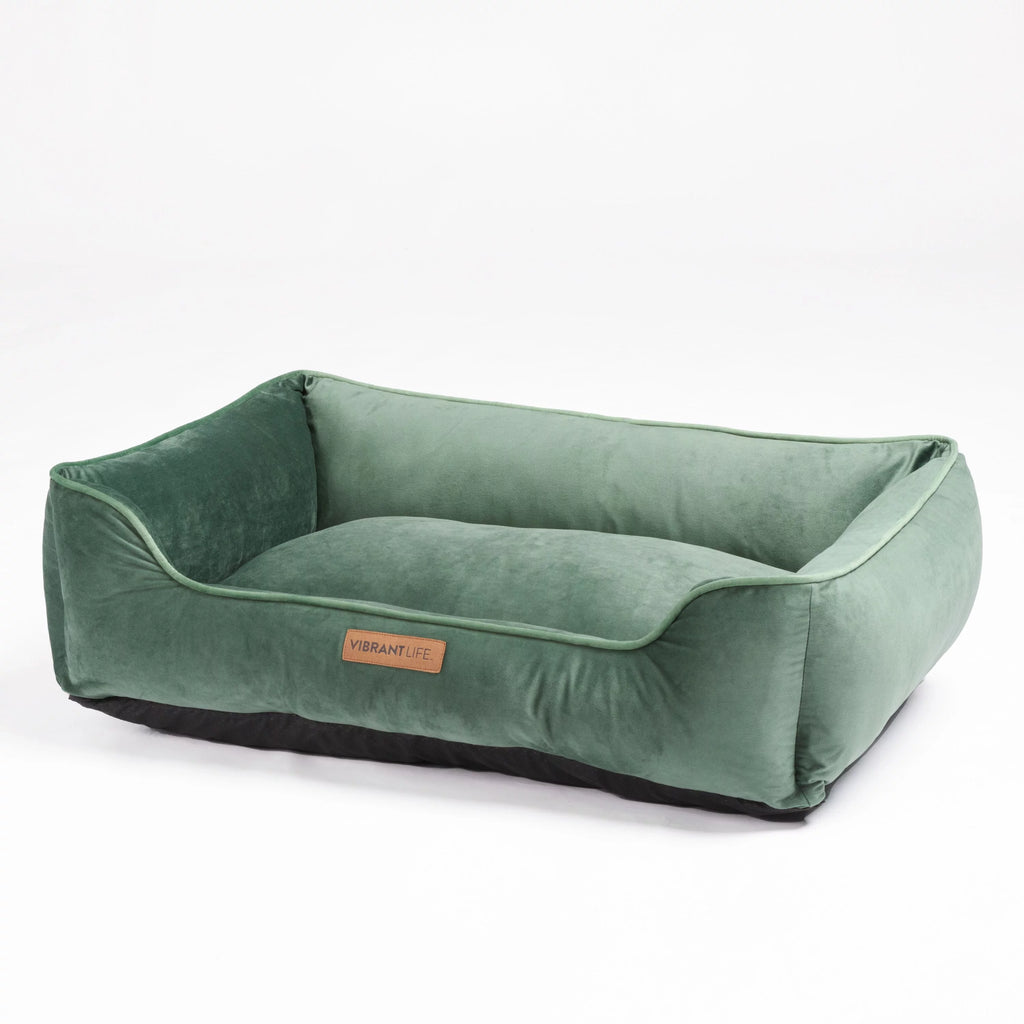 Large Faux Velvet Pet Bed Y528