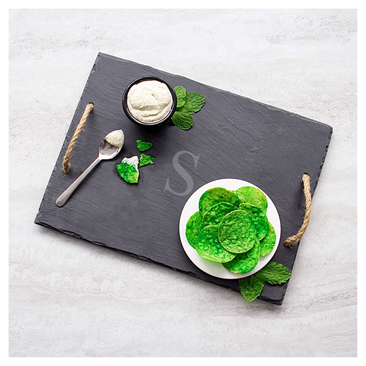 Slate Serving Board - Letter M A144287