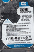 750GB SATA 2.5 Hard Drive I1836