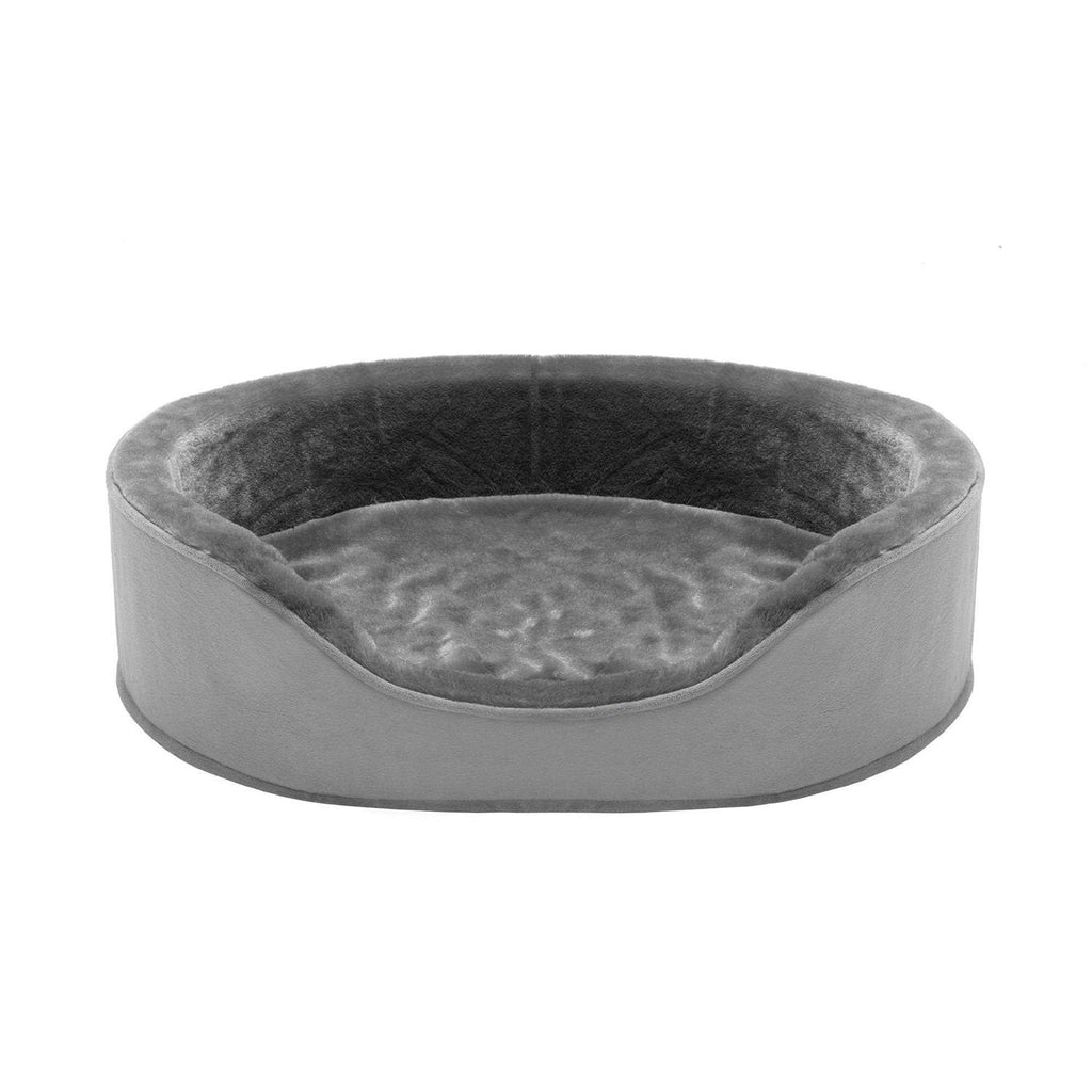 Plush Velvet Oval Dog Bed U761