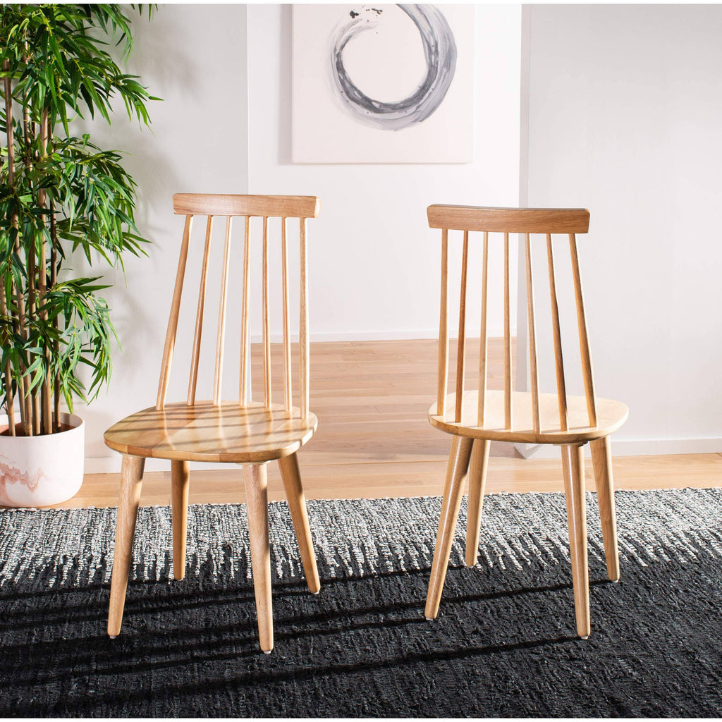 Natural Spindle Side Chair, Set of 2 R8730