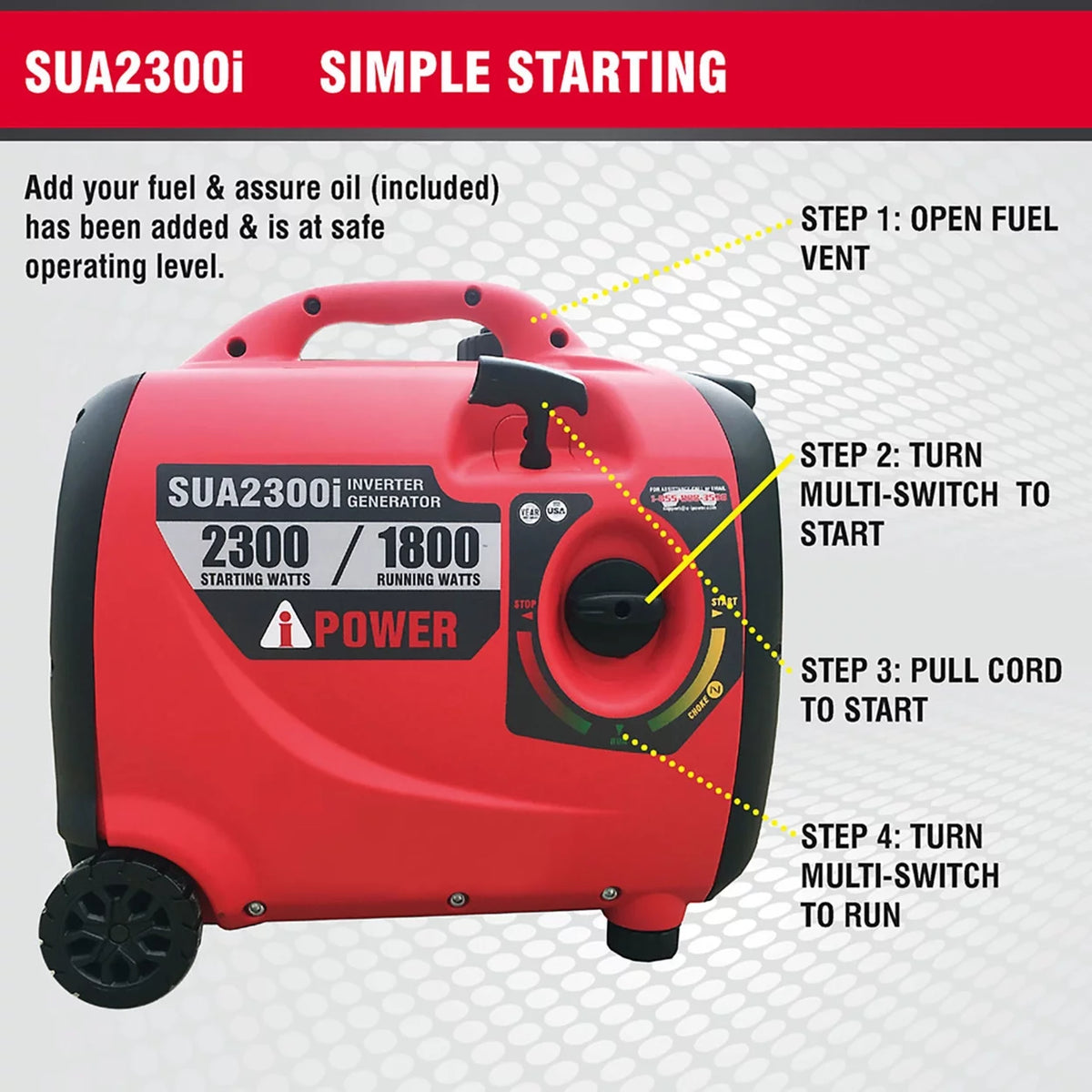 2300W Digital Inverter Generator L984640