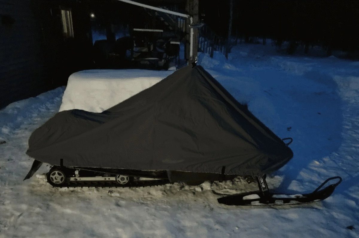 200 Denier All Black Snowmobile Cover F9275
