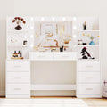 Vanity Desk with Mirror and 8 Drawer A776