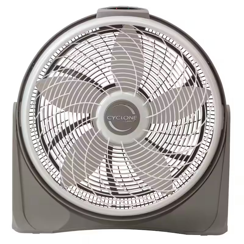 3 Speed Beige Floor Fan with Remote Control L6644