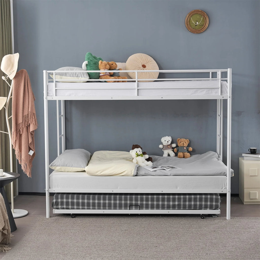 Twin over Twin Steel Bunk Beds V9523