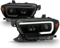 Black Smoked LED Sequential DRL Headlamps S525391