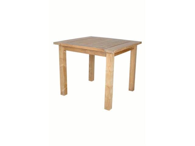 Bahama 35 inch Square Table Small Slats W53334