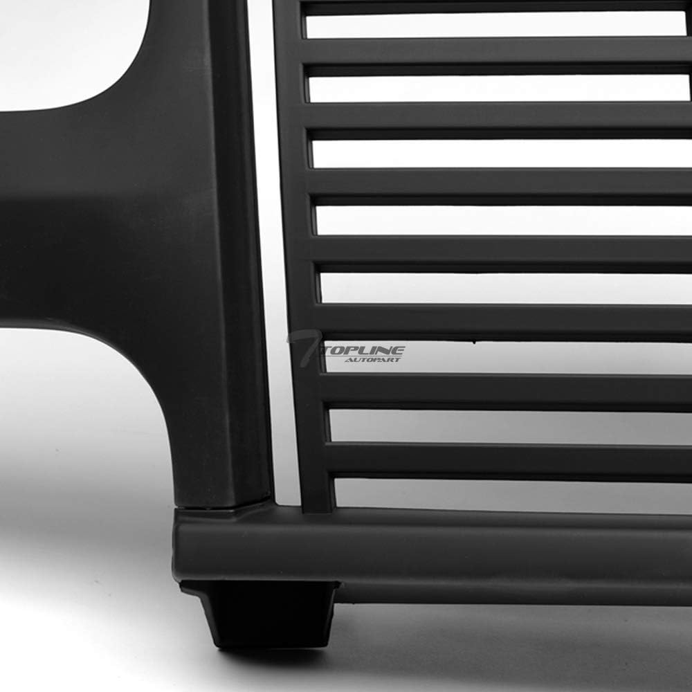 Matte Black Front Hood Bumper Grill Grille ABS X719