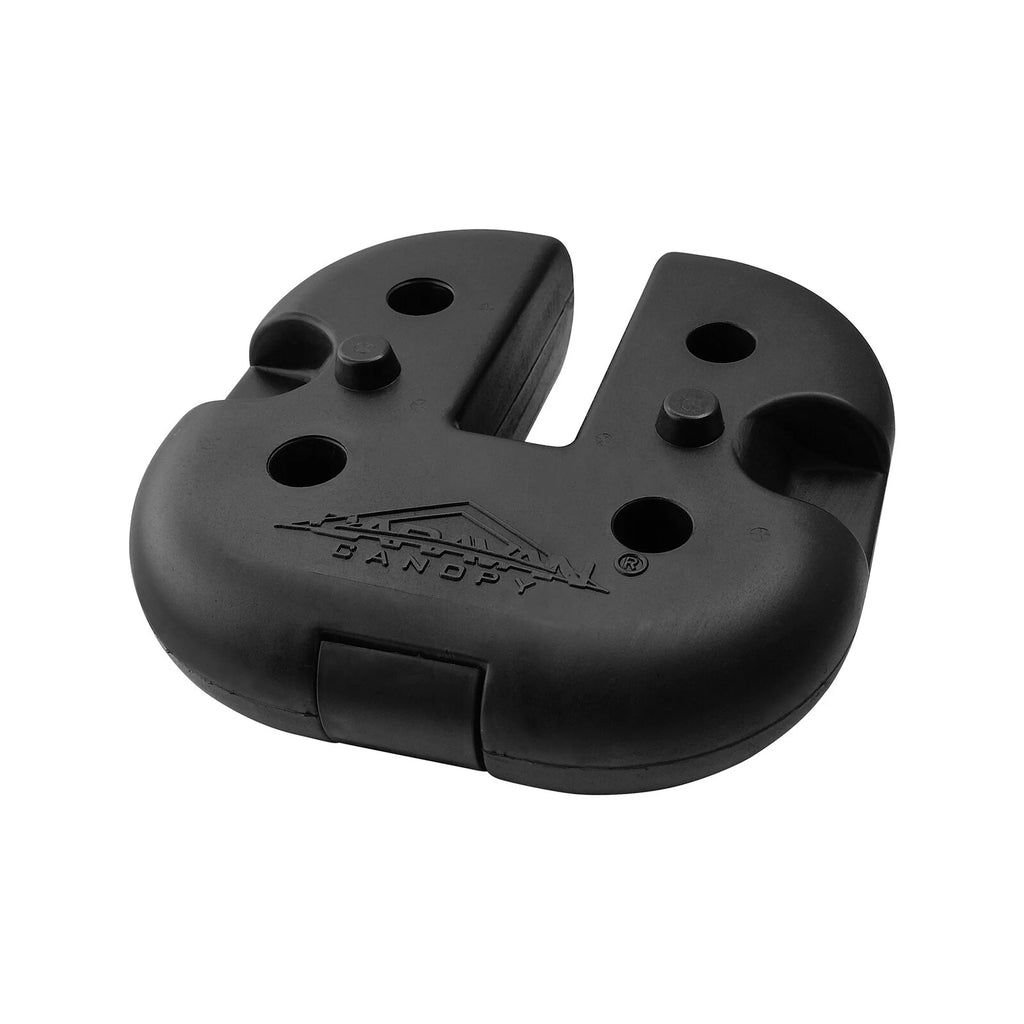 Rubber 6 Pound Cement Canopy Weight Plate, Set of 4 O46552