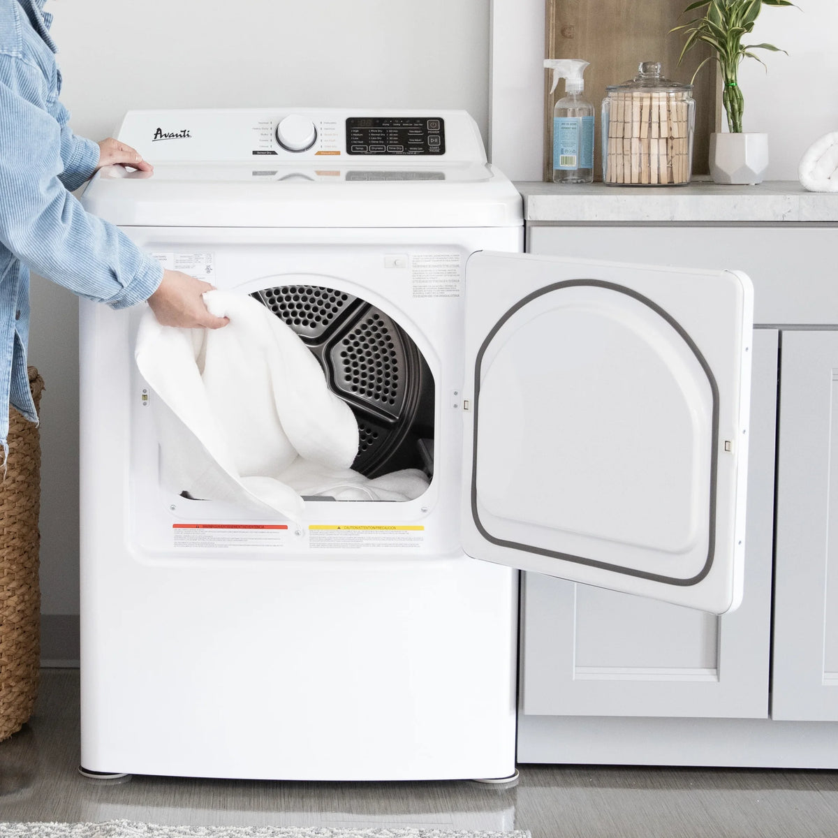 Front Load Electric Clothes Dryer 7.0 Cu. ft. White F4494