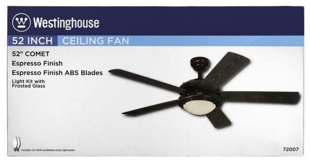 52x22 5-Blade Ceiling Fan - Espresso V513872