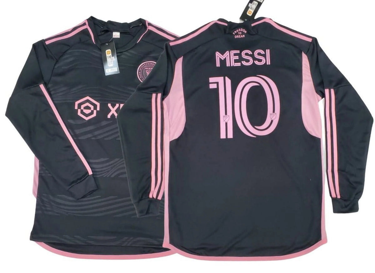 Pink Long Sleeve Soccer Jersey N8863
