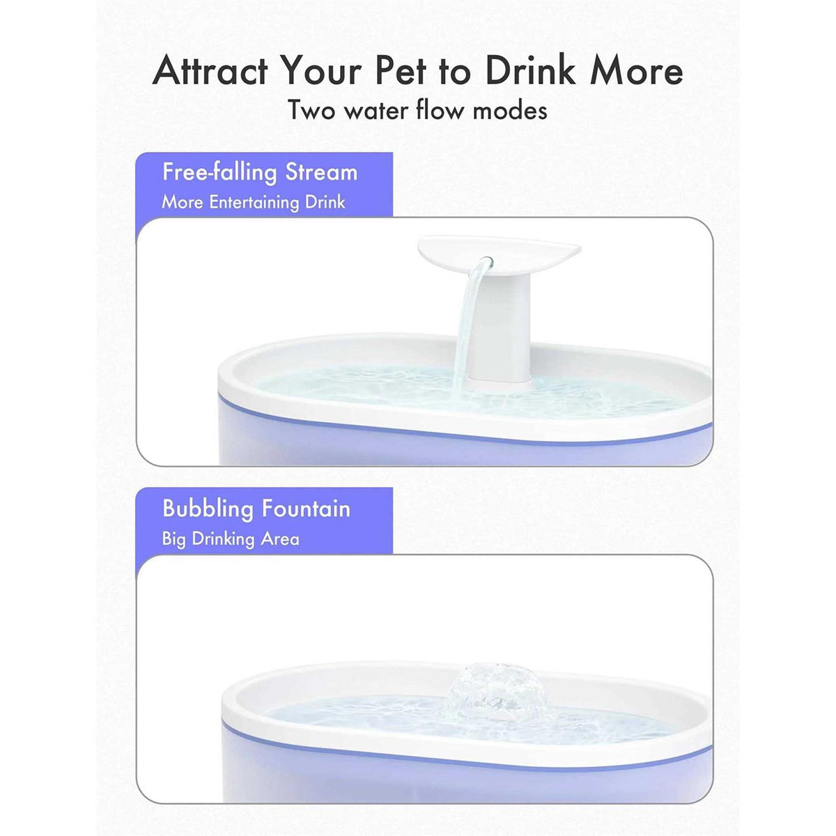Cat Water Fountain 71fl oz Ultra Quiet Pet Water Fountain U33157