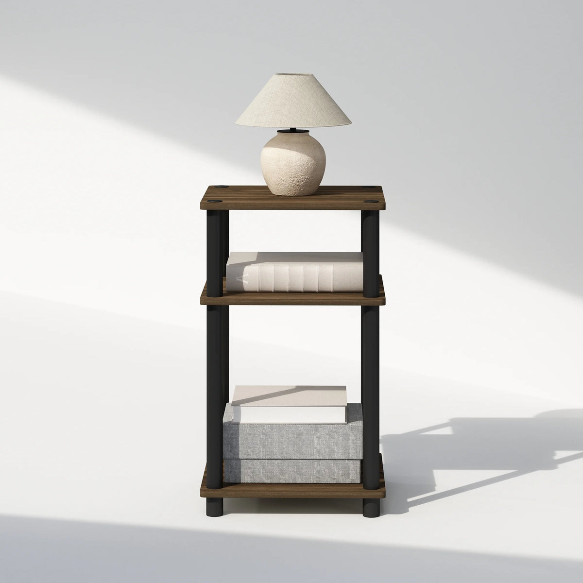 3-Tier Open Storage Nightstand Y459223