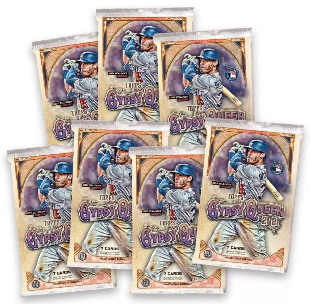 2021 Baseball Trading Card Blaster Box (7 Packs) Y845741