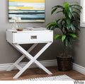 White Painted Wood Side Table M738