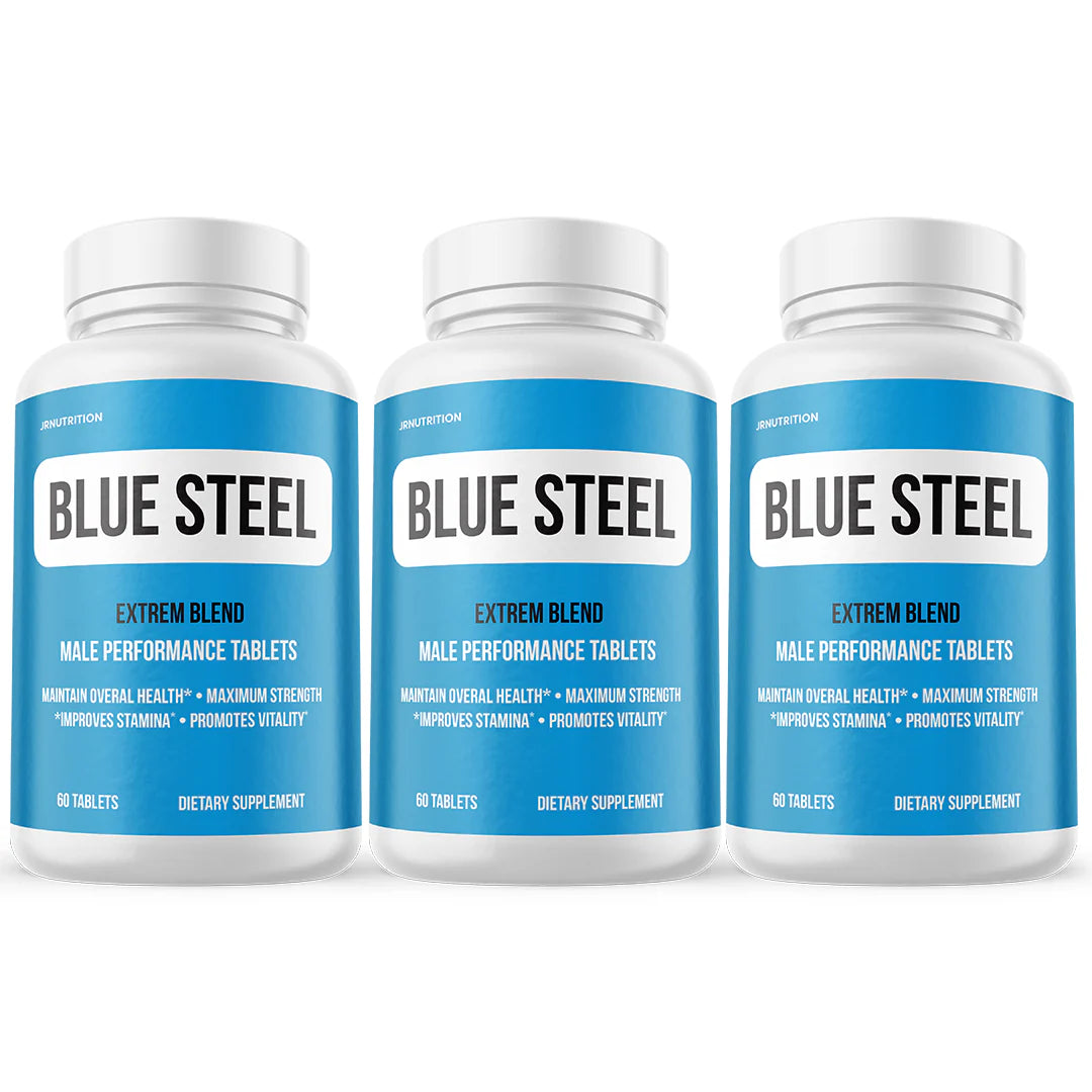 Blue Steel Male Health Tablets 3 Bottles S79146