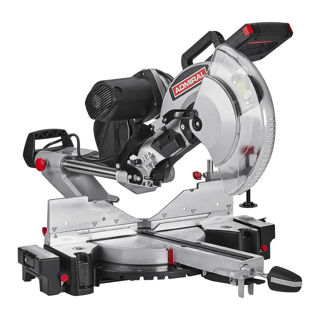 12 in. Dual-Bevel Sliding Compound Miter Saw with LED and Laser Guide S73465