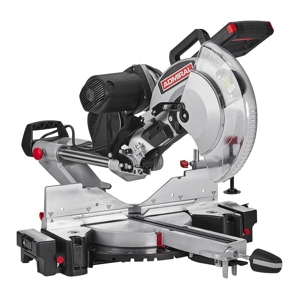 12 in. Dual-Bevel Sliding Compound Miter Saw with LED and Laser Guide S73465