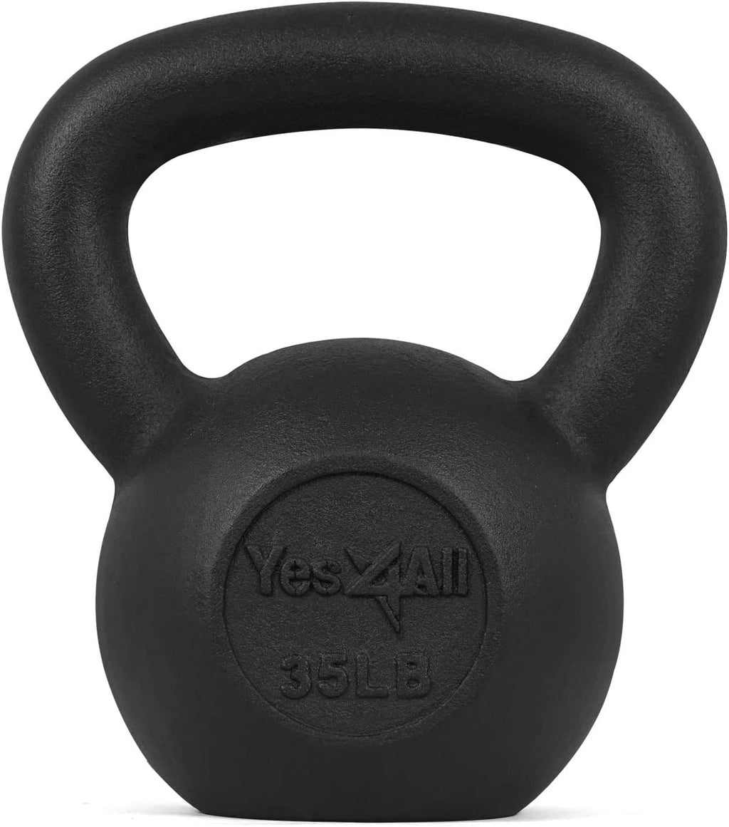 Cast Iron Kettlebell Weights Set, Pack of 2 J158232
