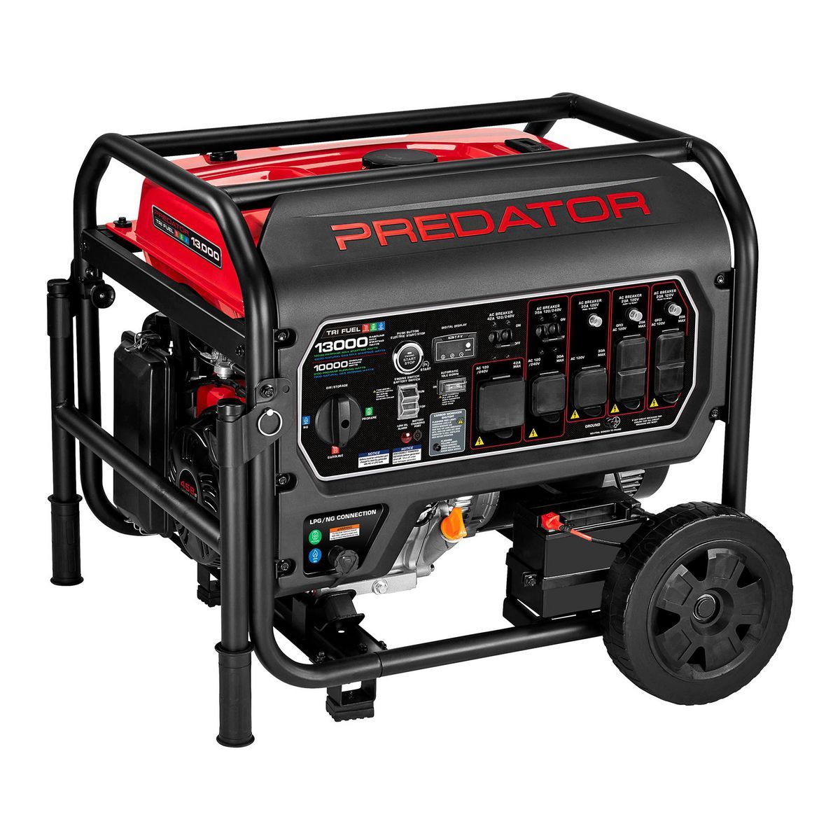 13,000 Watt Tri-Fuel Portable Generator with Remote Start D290