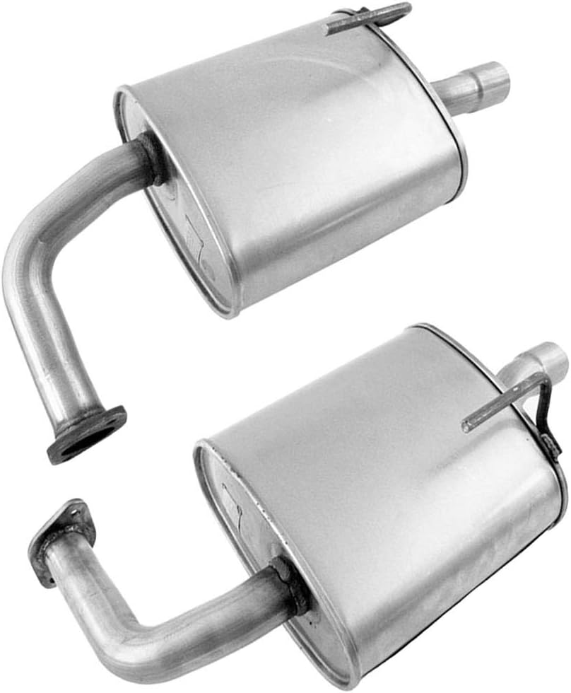 Resonator Pipe Mufflers Exhaust System Kit O953767