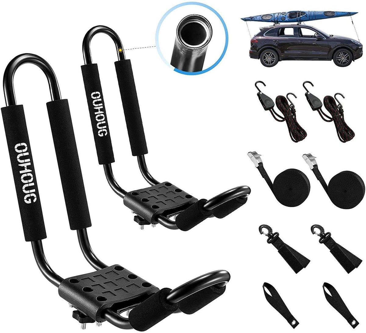 Kayak Roof Rack Universal Rack Carrier Rooftop Mount Rack U765170