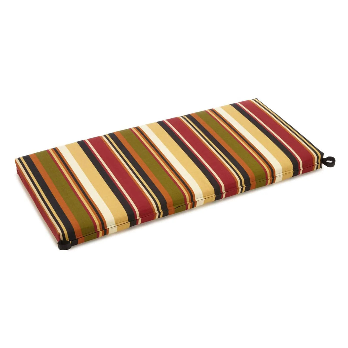 Patterned Outdoor Spun Polyester Loveseat Cushion Q7550