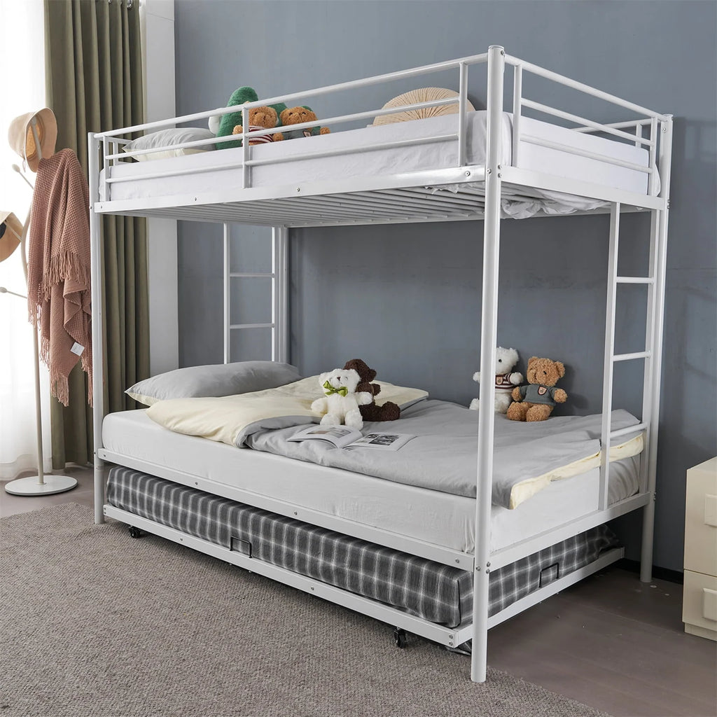 Twin over Twin Steel Bunk Beds V9523
