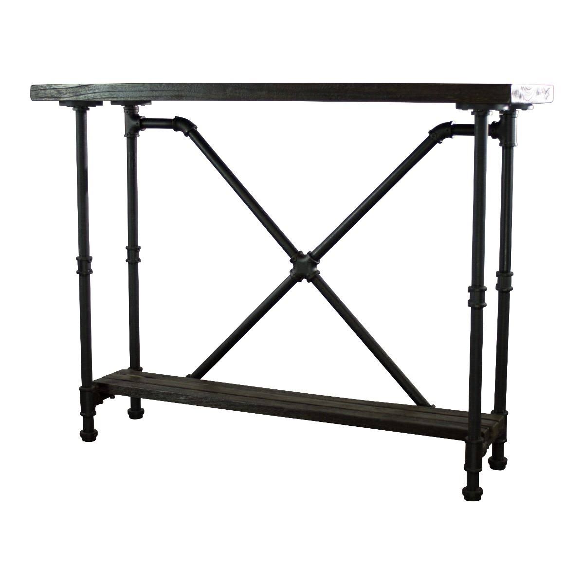 Bronze Industrial Console Table A331134