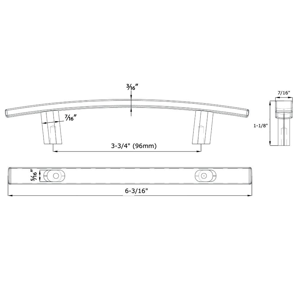 Oil Rubbed Bronze Cabinet Hardware Handle Pull 25 Pack D81455
