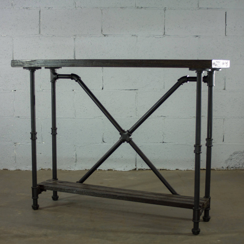 Bronze Industrial Console Table A331134