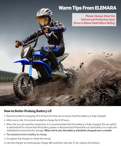 24V 350W Electric Dirt Bike with Bluetooth K56879