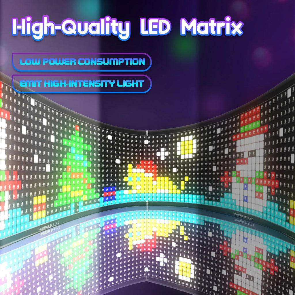 LED Car Sign Scrolling Flexible RGB Bluetooth Programmable 23''x5'' K861