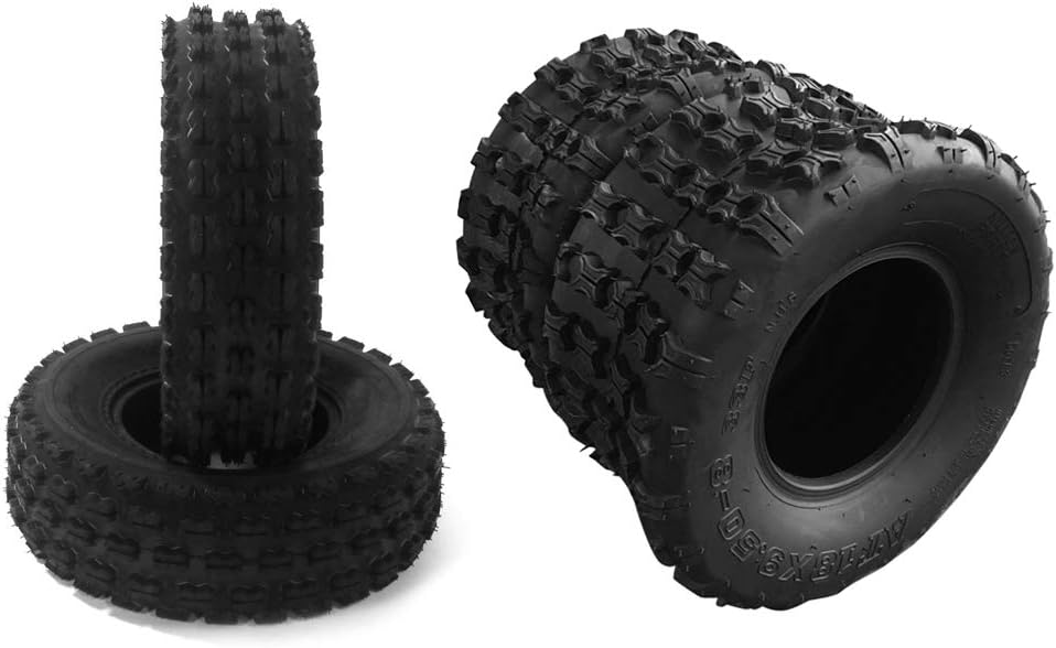 Set of 4 Sport ATV UTV Tires, 4 Ply, Tubeless O154792