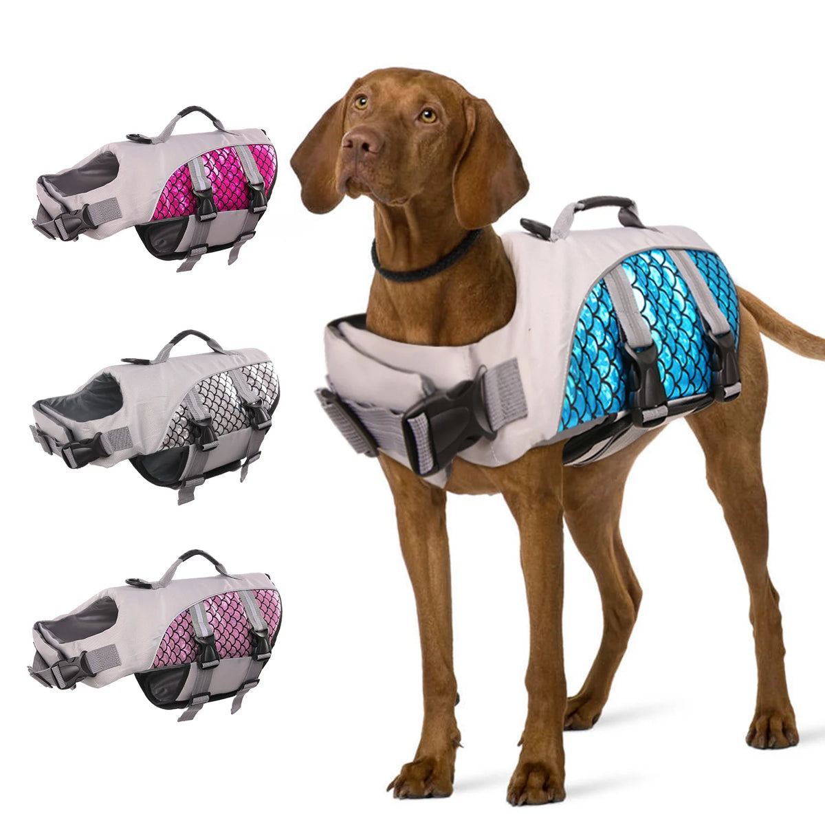 Dog Life Jacket with Rescue Handle I78609