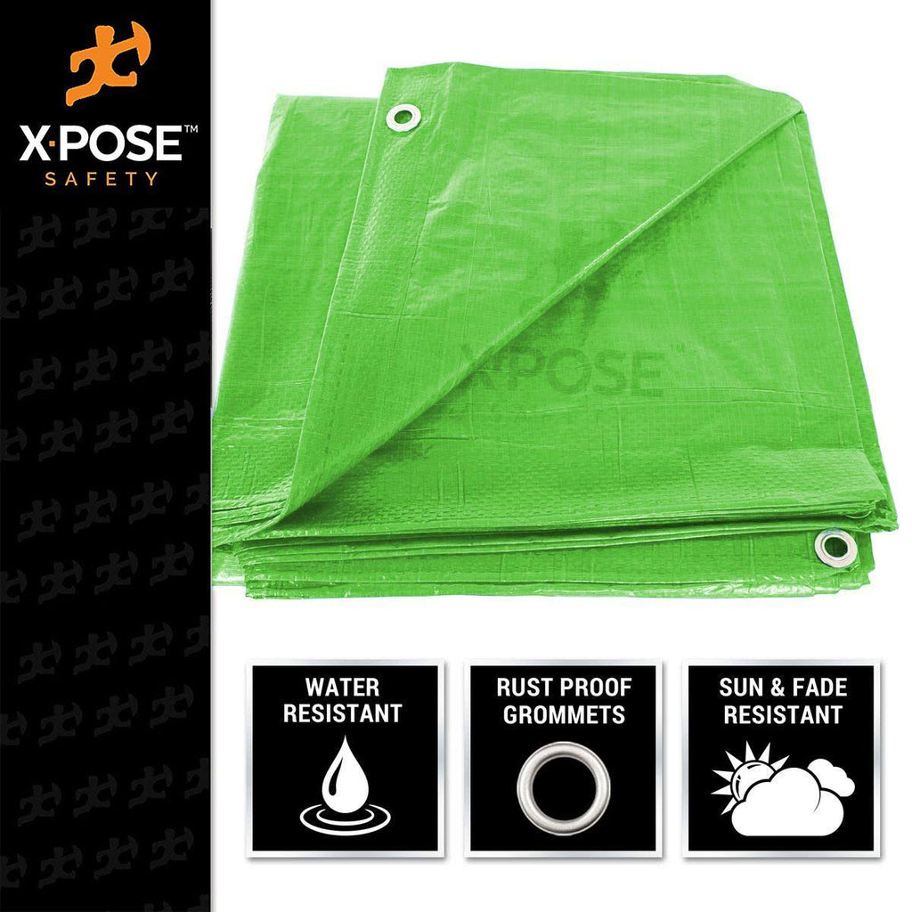 Green Poly Tarps 15 x 20 - Case of 6 R2770