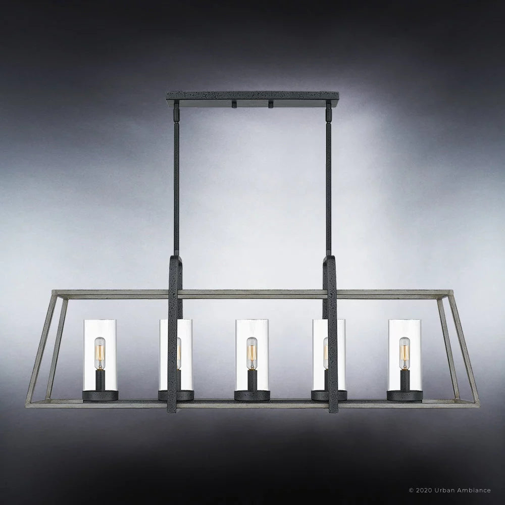 Indoor Chandelier with Clear Glass R86050