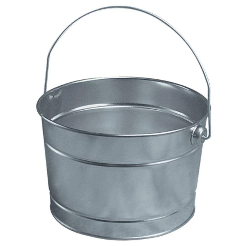 2.5-qt. Metal Pail 48-Pack Grey W491