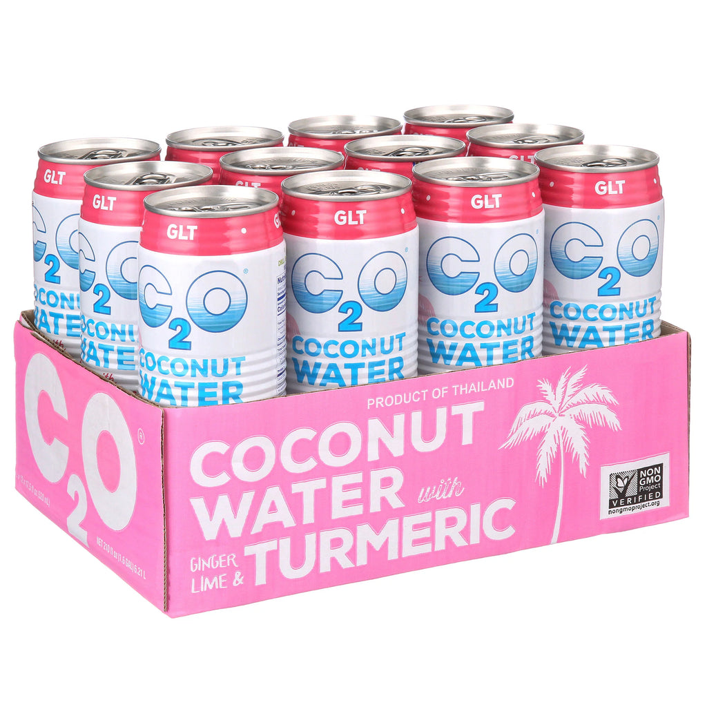 Coconut Water with Ginger Lime and Turmeric 17.5 fl oz 12 Pack P878742
