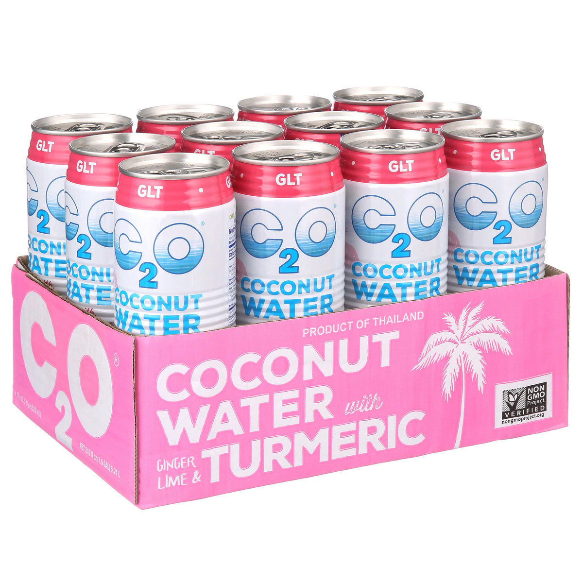 Coconut Water with Ginger Lime and Turmeric 17.5 fl oz 12 Pack P878742