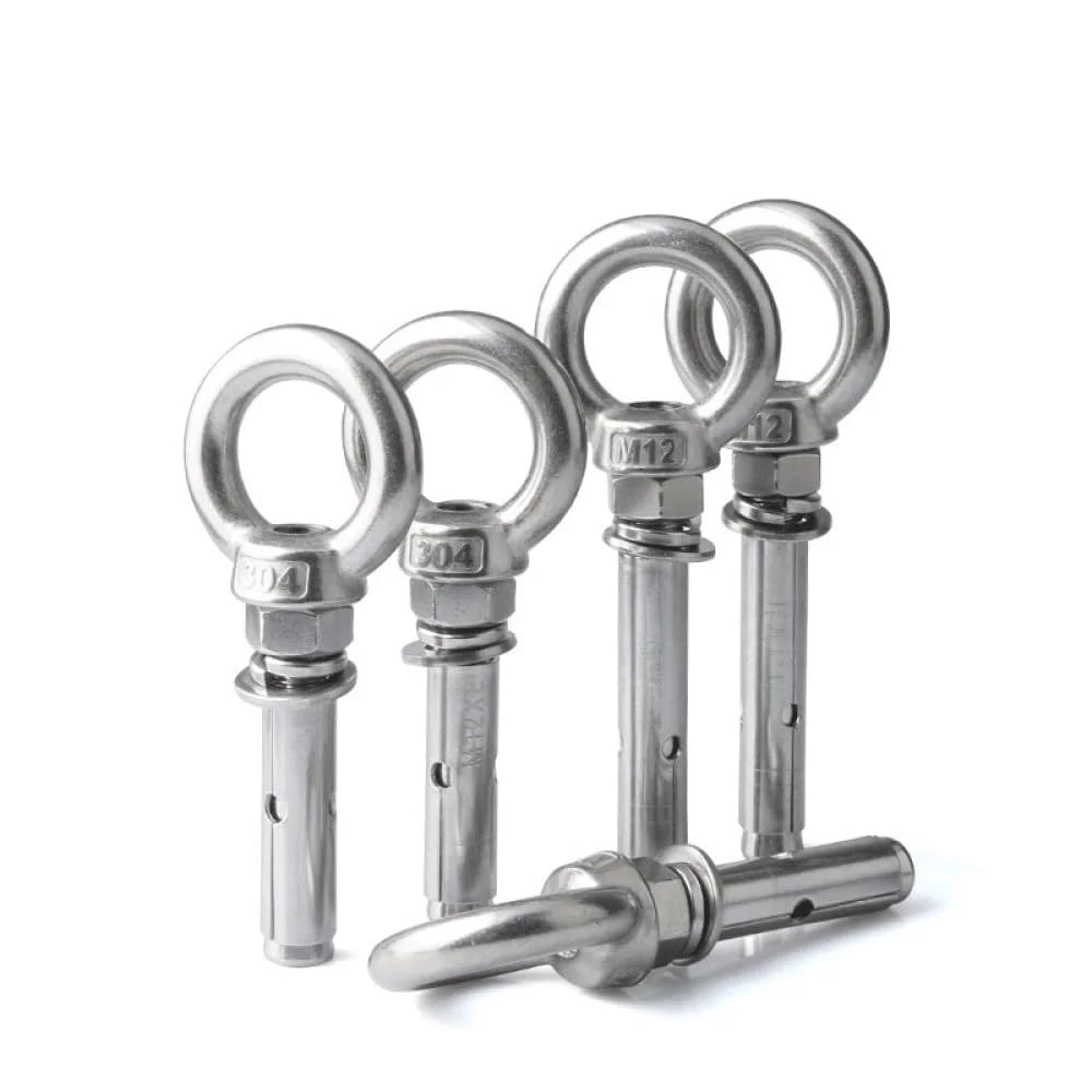 304 Stainless Steel Lifting Eye Bolt M10x80mm 2pcs G338093