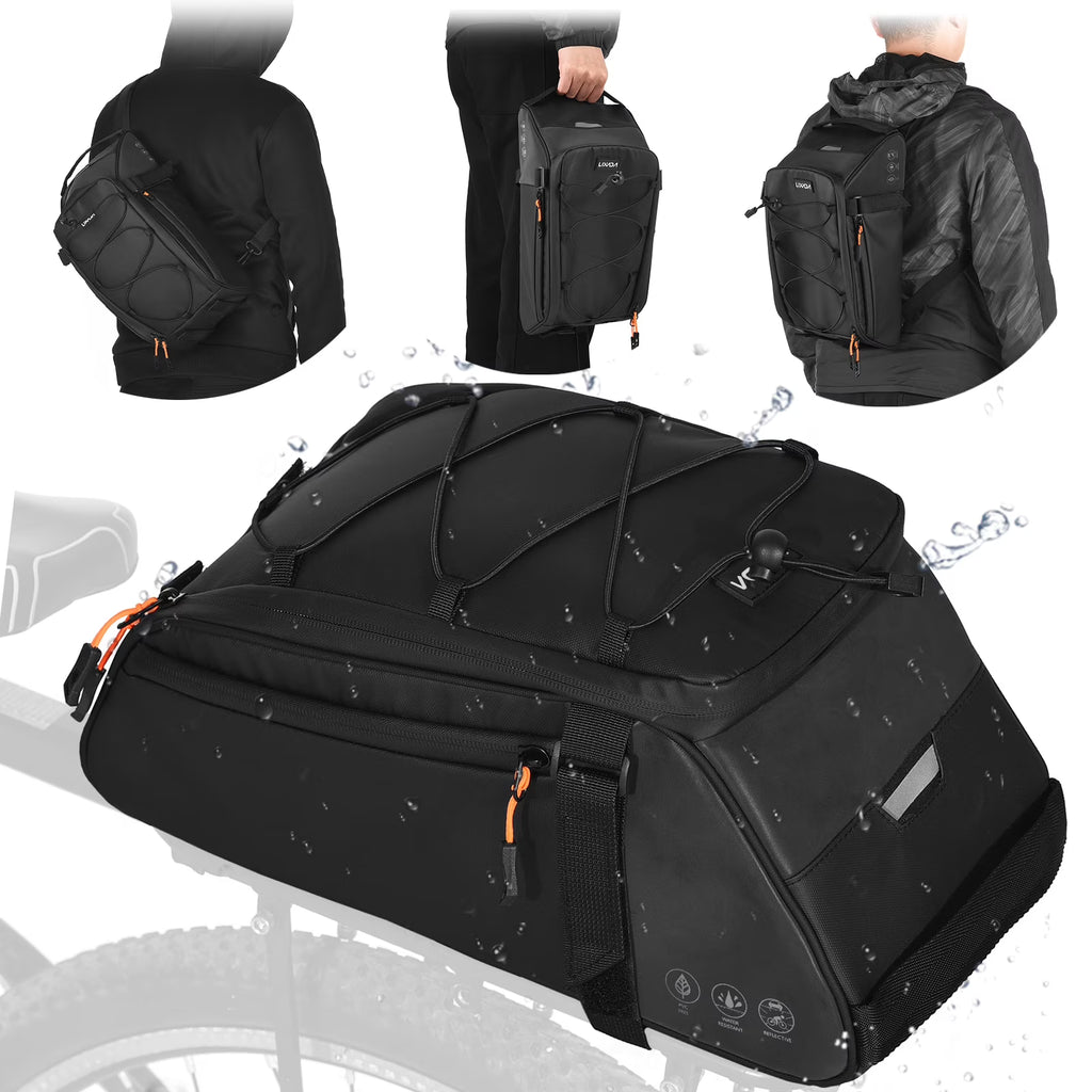 Waterproof Bike Saddle Rear 3 in 1 10L Capacity Bag C725119