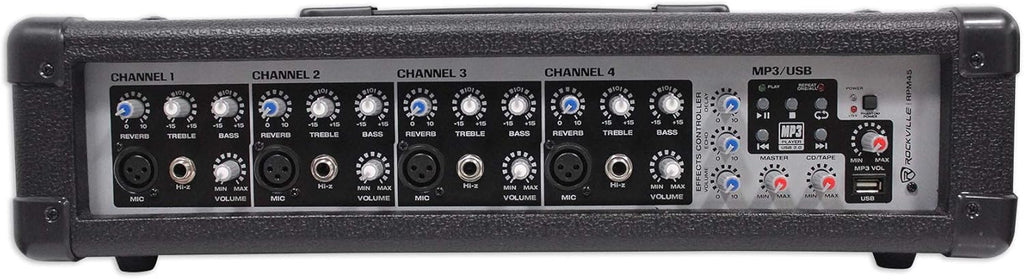 2000w Powered 4 Channel Mixer Stereo Amplifier with Bluetooth O284706