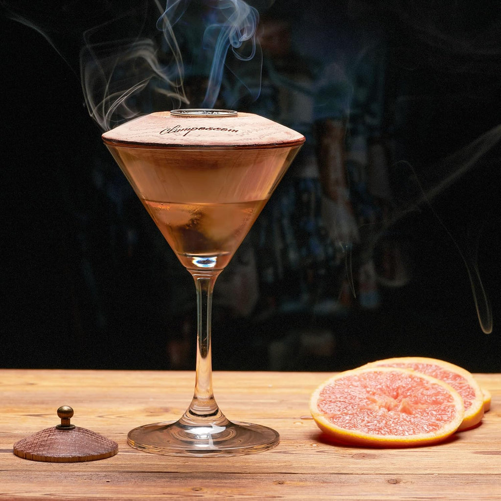 Whiskey Smoker Cocktail Smoker Kit with Torch, Three Kinds of Wood Chips O99321