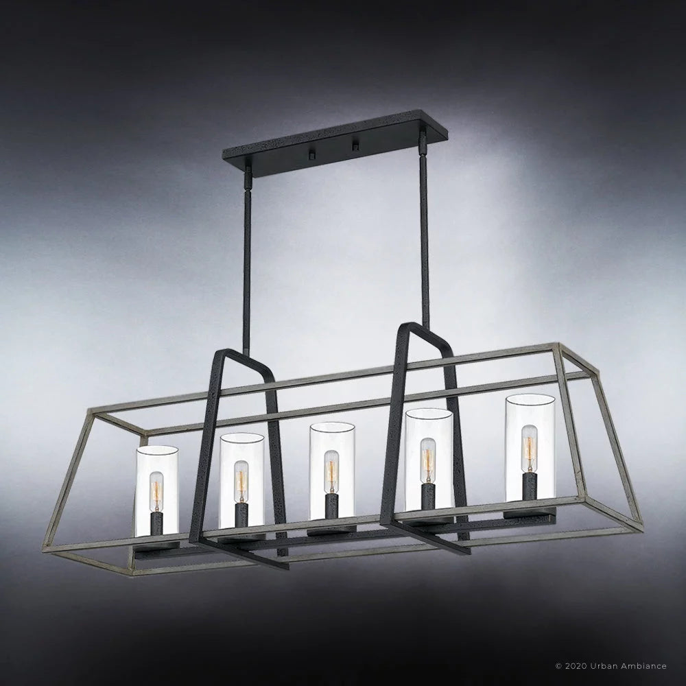 Indoor Chandelier with Clear Glass R86050