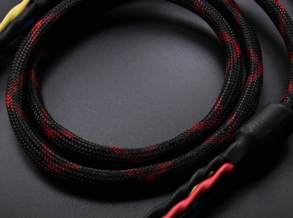 Speaker Cable 4 Banana Plugs 1pair Set 2.5M U828062